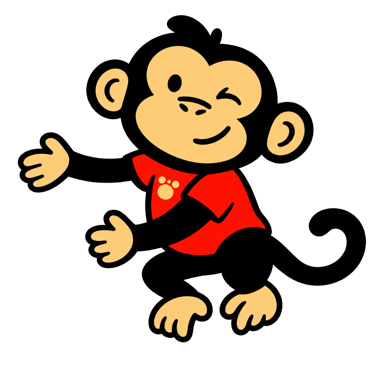 winking monkey